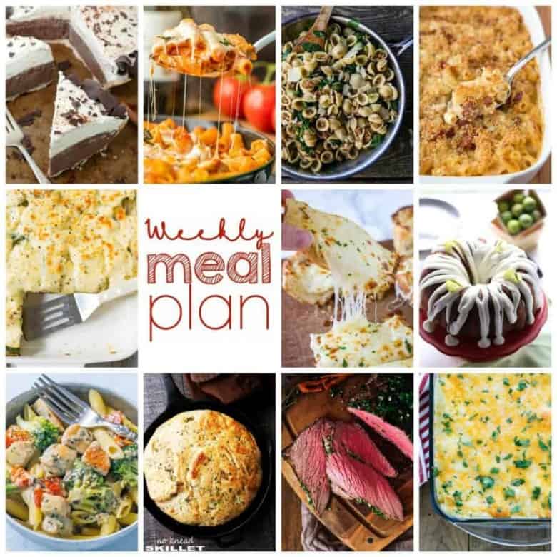Easy Meal Plan Week 89 has 11 top food bloggers bringing you a week's worth of main dishes, side dishes, and desserts.