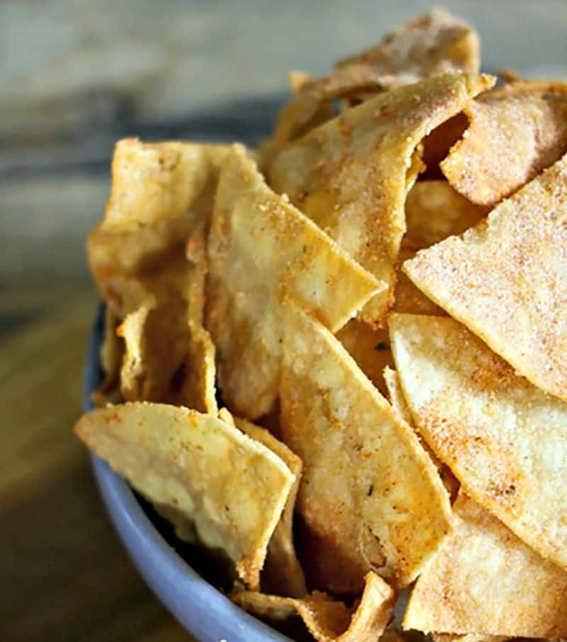 Easy peasy, better for you, and tasting just as great: Homemade Cool Ranch Doritos. Don't let food sensitivities keep you from the comfort food you love!