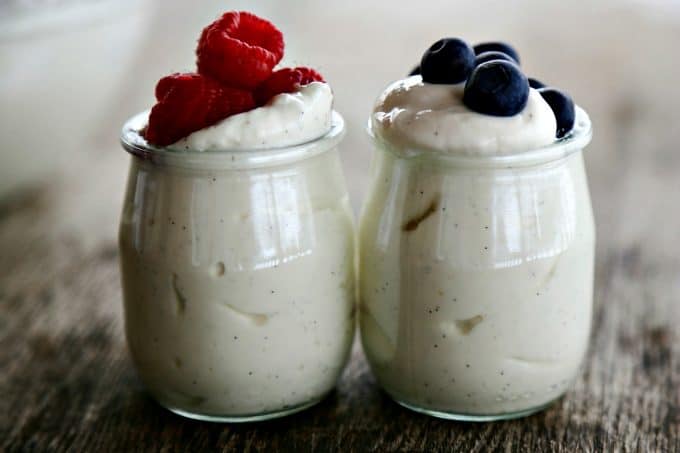 Super creamy, silky smooth, low fat, high protein, inexpensive, and easy as can be is homemade Icelandic Yogurt or Siggi's Copycat.