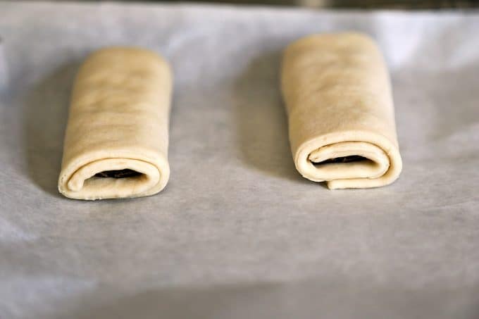 Making pain au chocolat with foodiewithfamily.com