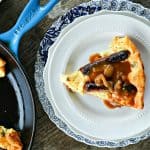 Toad in the Hole: this English classic breakfast makes a fantastic brunch recipe with the roasted sausages and crisp edged puff pancake. For the ultimate in comfort, spoon flavourful onion gravy over the top!