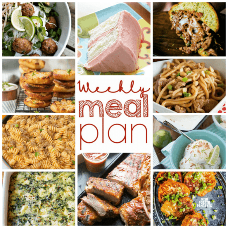 Easy Meal Plan Week 95 has 11 top food bloggers bringing you a week's worth of fantastic main dishes, side dishes, and desserts to keep you well fed.