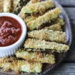 Crispy, crunchy, and absoluely habit-forming in the best possible way; Crispy Baked Parmesan Zucchini Fries.