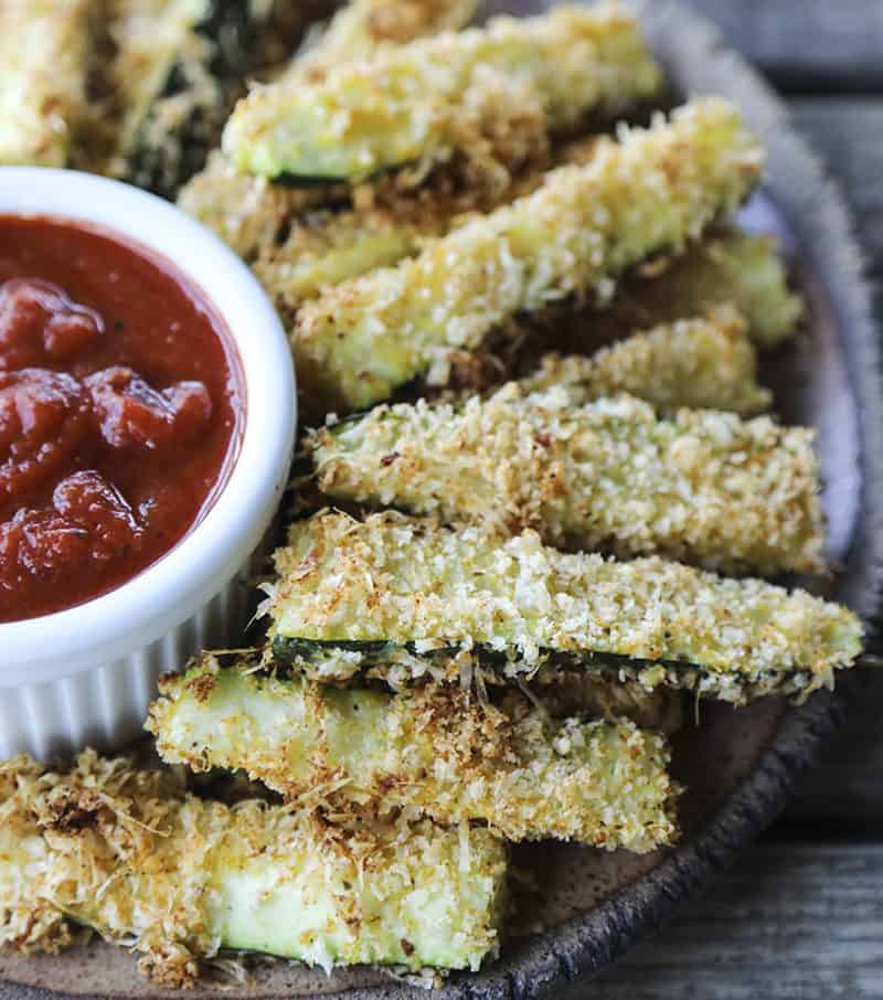 Crispy, crunchy, and absoluely habit-forming in the best possible way; Crispy Baked Parmesan Zucchini Fries.