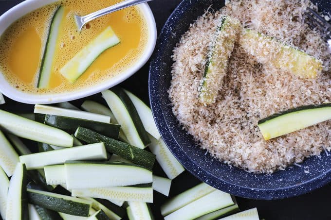 Crispy, crunchy, and absoluely habit-forming in the best possible way; Crispy Baked Parmesan Zucchini Fries.