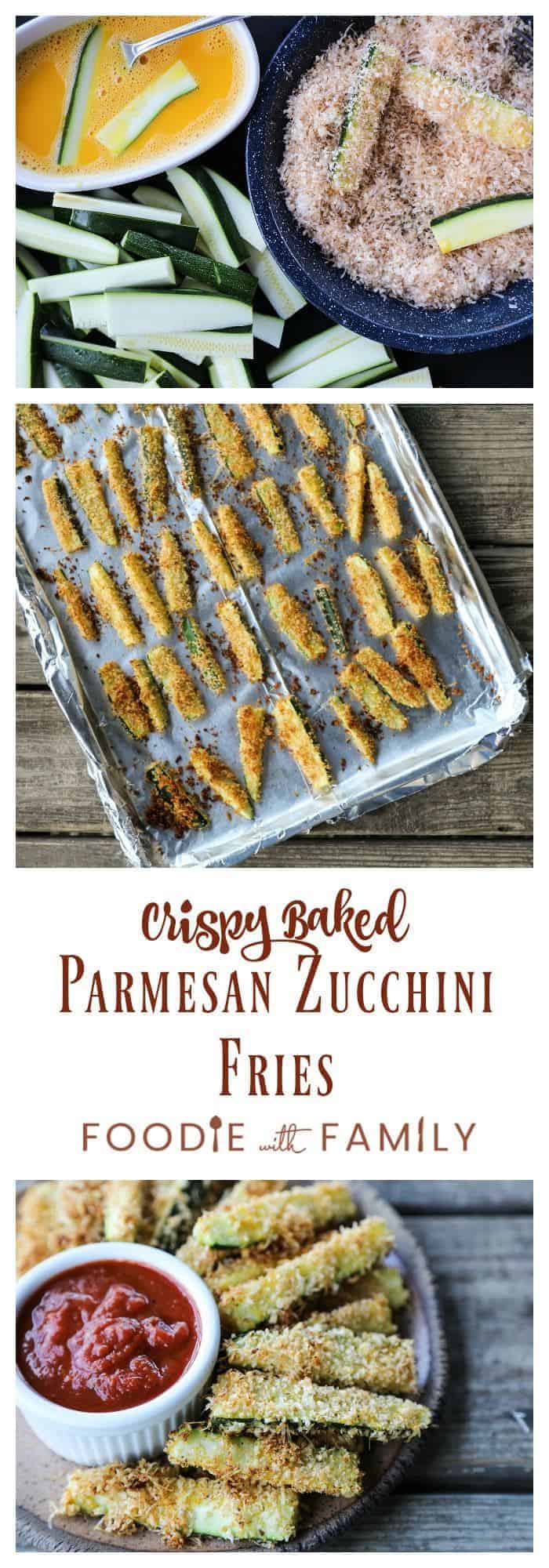 Crispy, crunchy, and absoluely habit-forming in the best possible way; Crispy Baked Parmesan Zucchini Fries.