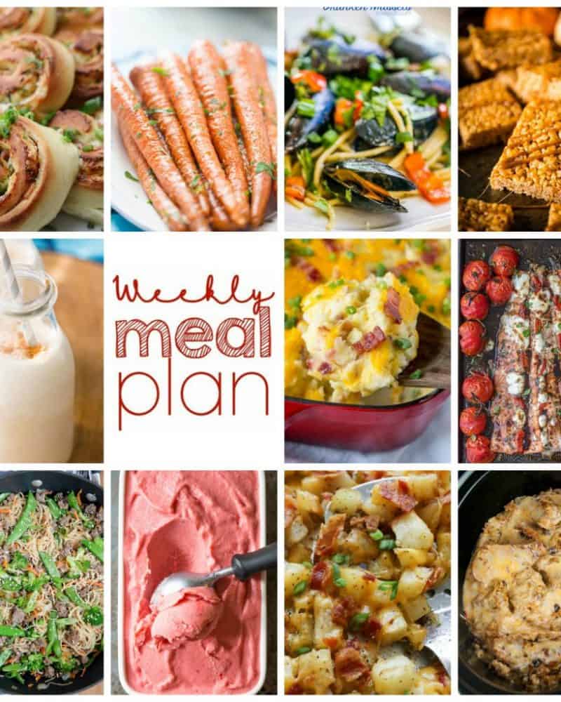 Easy Meal Plan Week 116- 10 great bloggers bringing you a week's worth of main dishes, side dishes, beverages, and desserts!