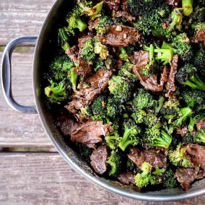 Easy Spicy Broccoli Beef is the simplest garlicky, gingery fabulous weeknight dinner!