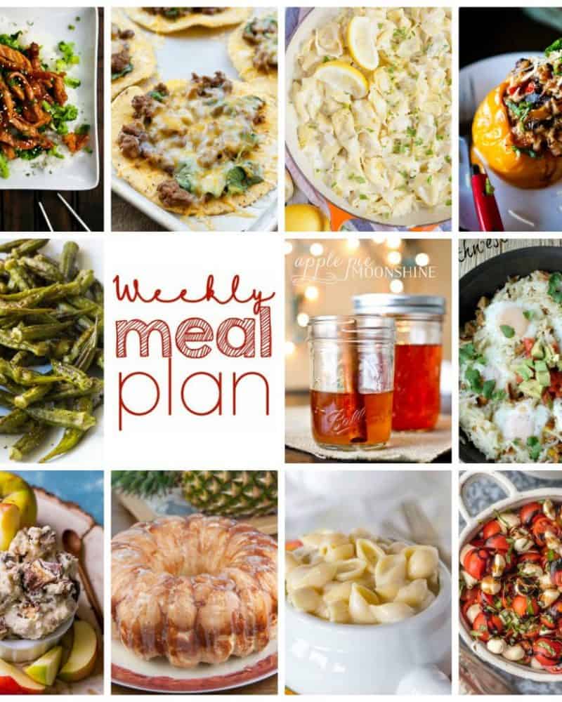 Easy Meal Plan Week 113 - 10 great bloggers bringing you a week's worth of main dishes, side dishes, beverages, and desserts.