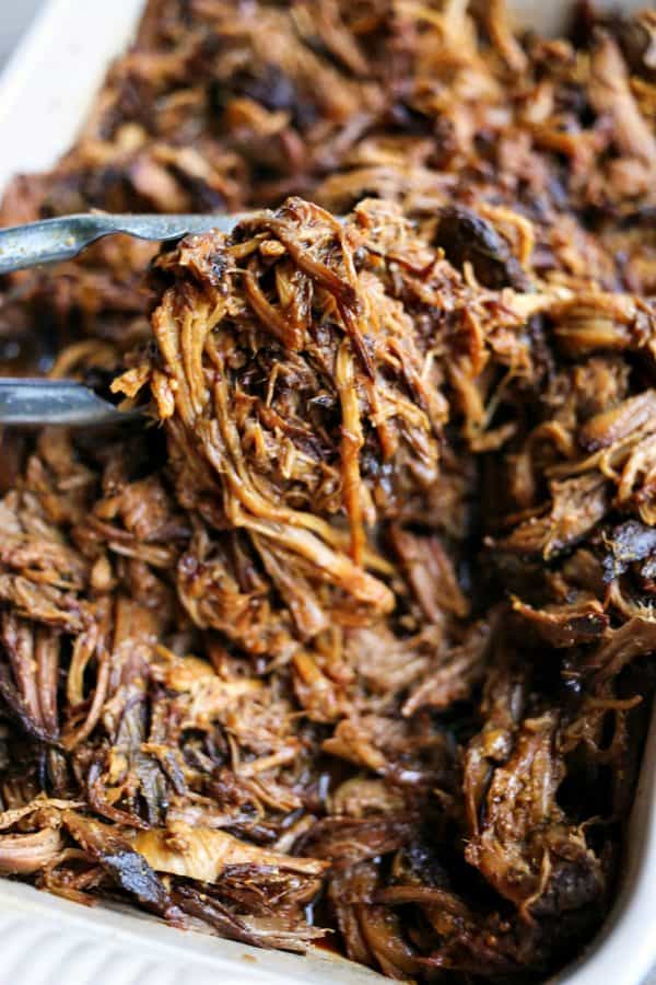 Slow-Cooker Apple Cider Pulled Pork is succulent, tender, delicious, and oh-so-easy.