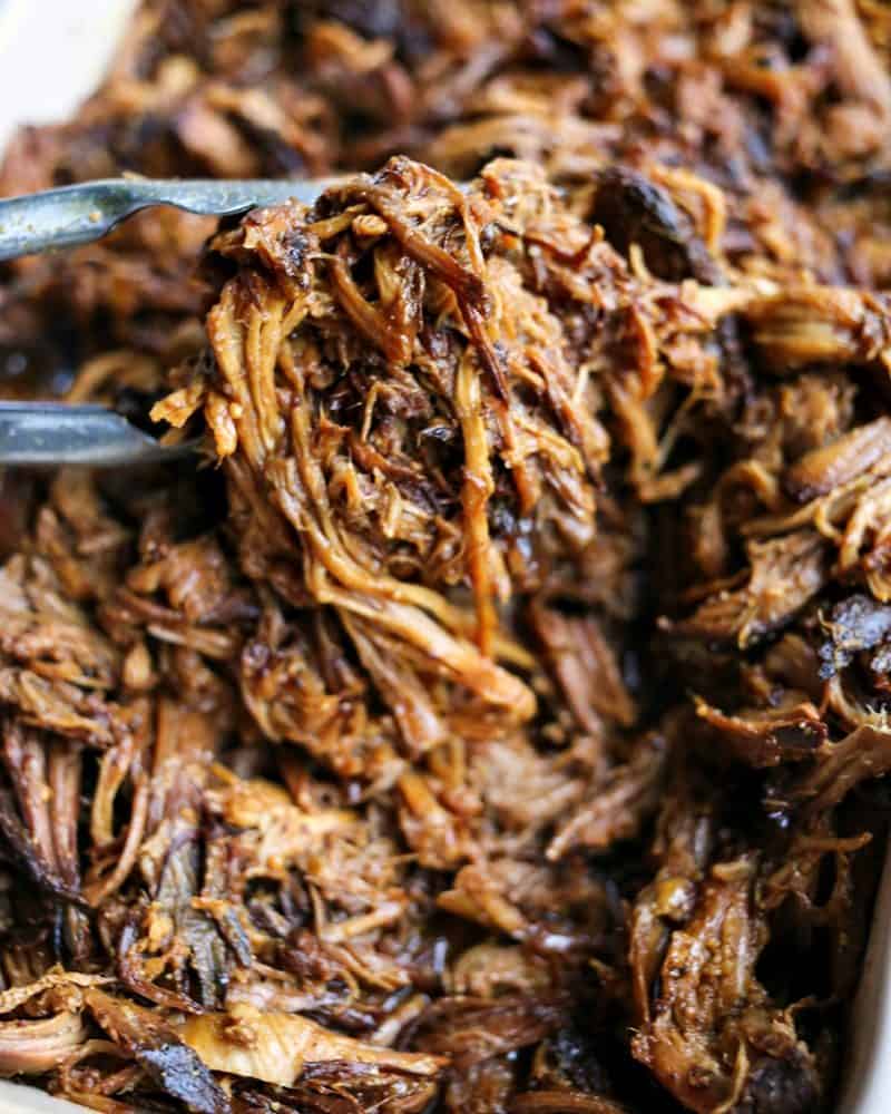 Slow-Cooker Apple Cider Pulled Pork is succulent, tender, delicious, and oh-so-easy.
