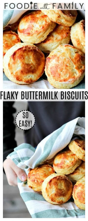 How to make Perfect, Flaky, Layered, Buttermilk Biscuits; a step-by-step tutorial for the best biscuits you'll ever butter. 