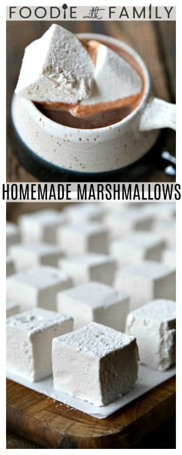 These Homemade Marshmallows are the only marshmallow you'll ever want from this day forward. Creamy, lofty, and light-as-air, you can customize the flavours any way you'd like.