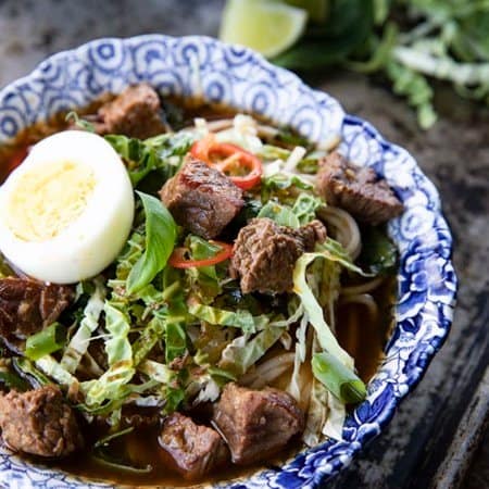 Filipino Beef Noodle Soup (Pares Mami)