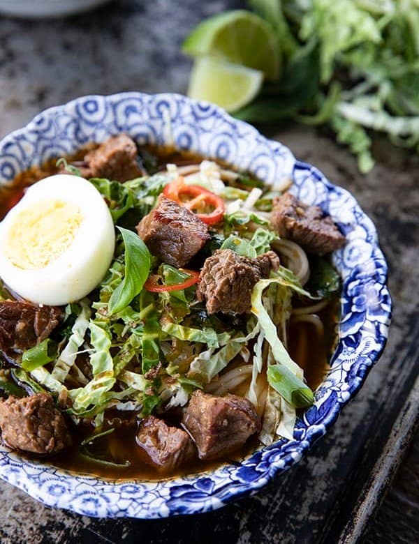 Filipino Beef Noodle Soup (Pares Mami)