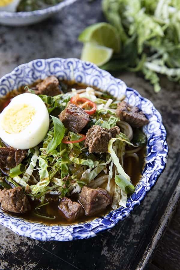 Filipino Beef Noodle Soup (Pares Mami)