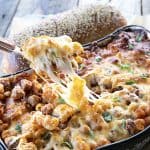 Pasta Bake loaded with meatballs, sauce, and scandalous amounts of melted cheese is exactly what you need tonight. Bonus: you don't need to pre-boil the pasta, so be ready to eat and be happy with very little work!