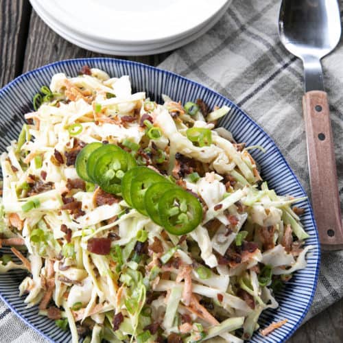 Jalapeno Coleslaw Spicy Coleslaw Foodie With Family