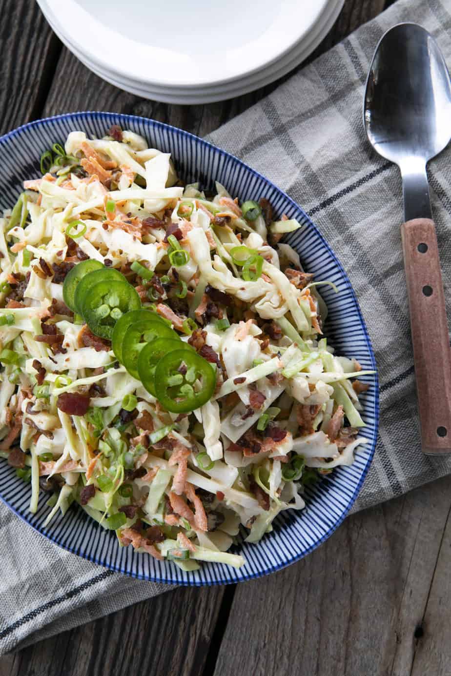 Jalapeno Coleslaw Spicy Coleslaw Foodie With Family