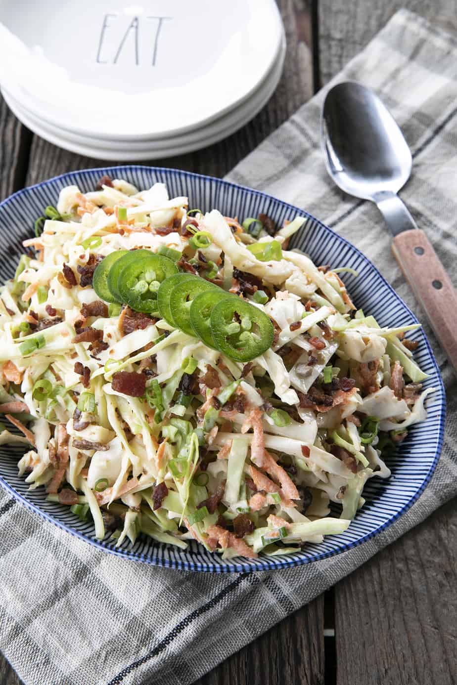 Jalapeno Coleslaw Spicy Coleslaw Foodie With Family