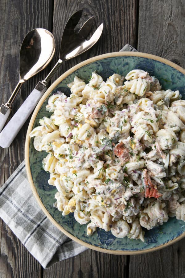 Smoked Salmon Pasta Salad