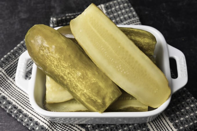 n Pickles are kosher dill pickles at their crunchiest, saltiest best! These homemade Claussen pickles taste like the commercial ones you find at the store, but better. And better yet, they're ridiculously easy to make!