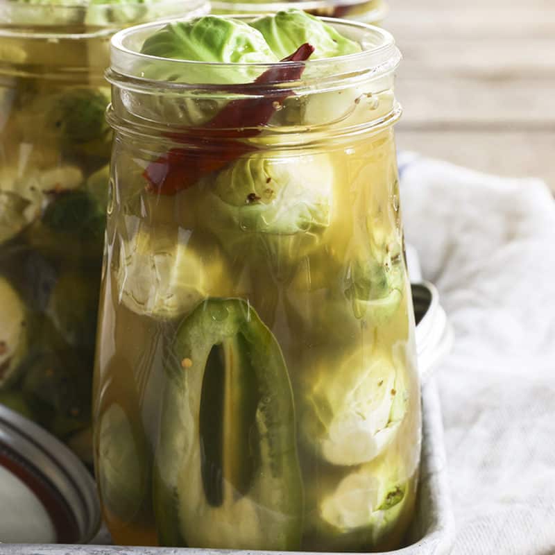 Pickled Brussels Sprouts Foodie With Family