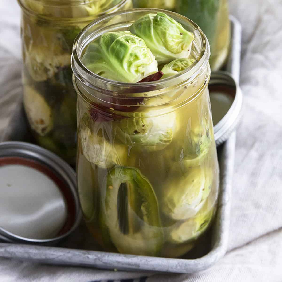 Pickled Brussels Sprouts Foodie With Family