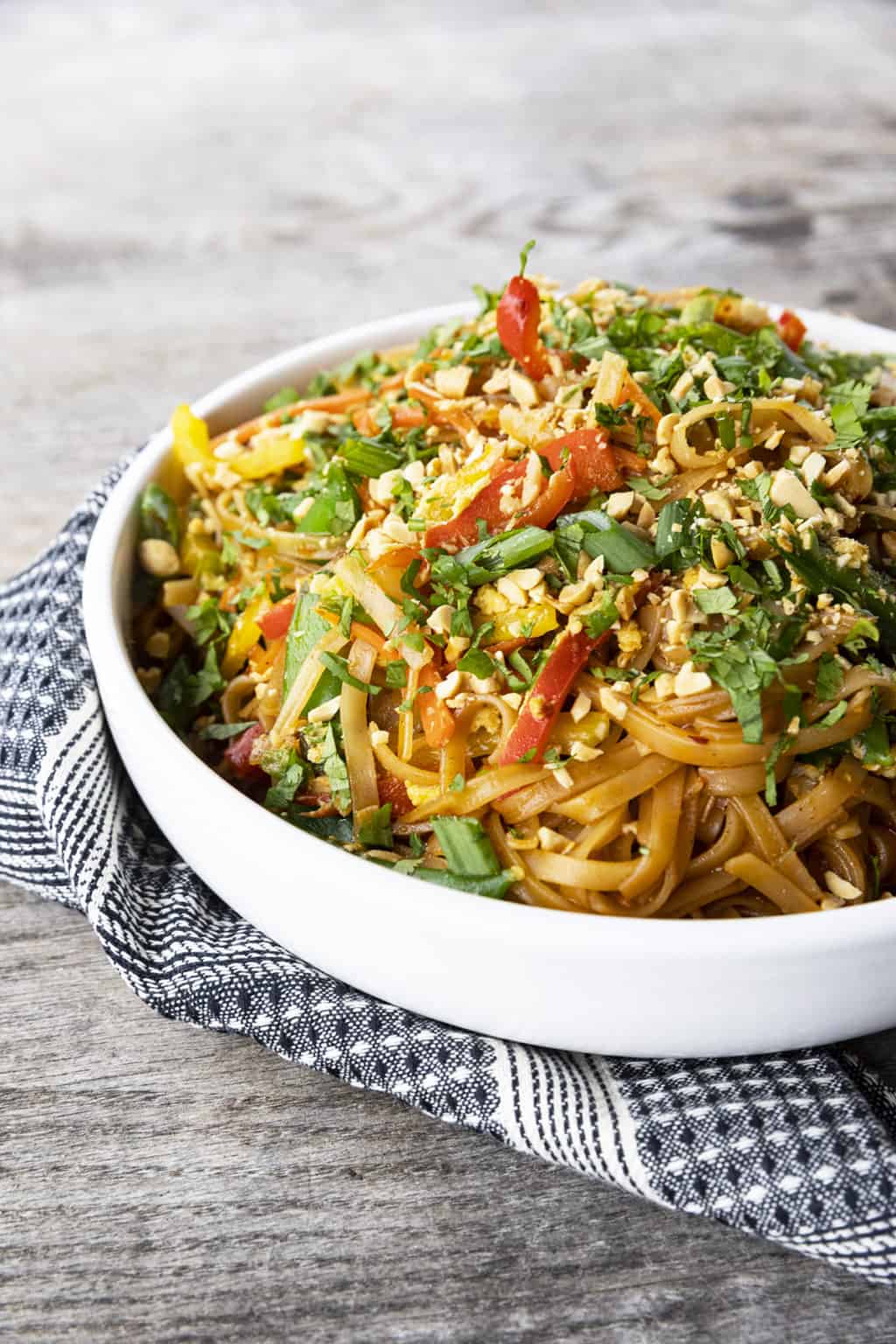 Rice Noodle Stir Fry Foodie With Family