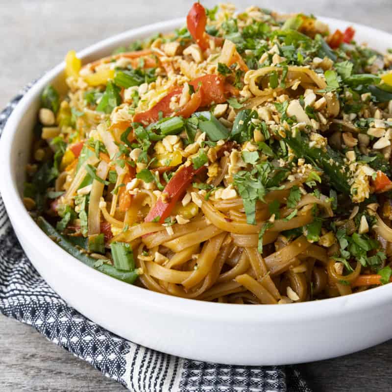 Rice Noodle Stir Fry - Foodie With Family