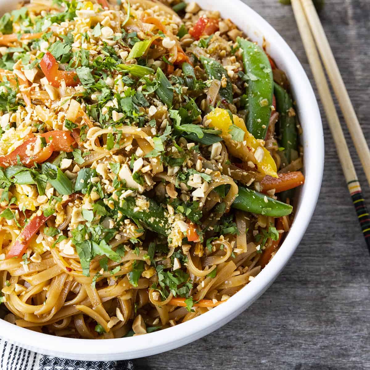 Rice Noodle Stir Fry - Foodie With Family