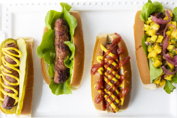 Bacon Wrapped Hot Dogs are chewy, crisp, bacon-wrapped, juicy hot dogs and are worth every second of the tiny bit of extra effort they take.
