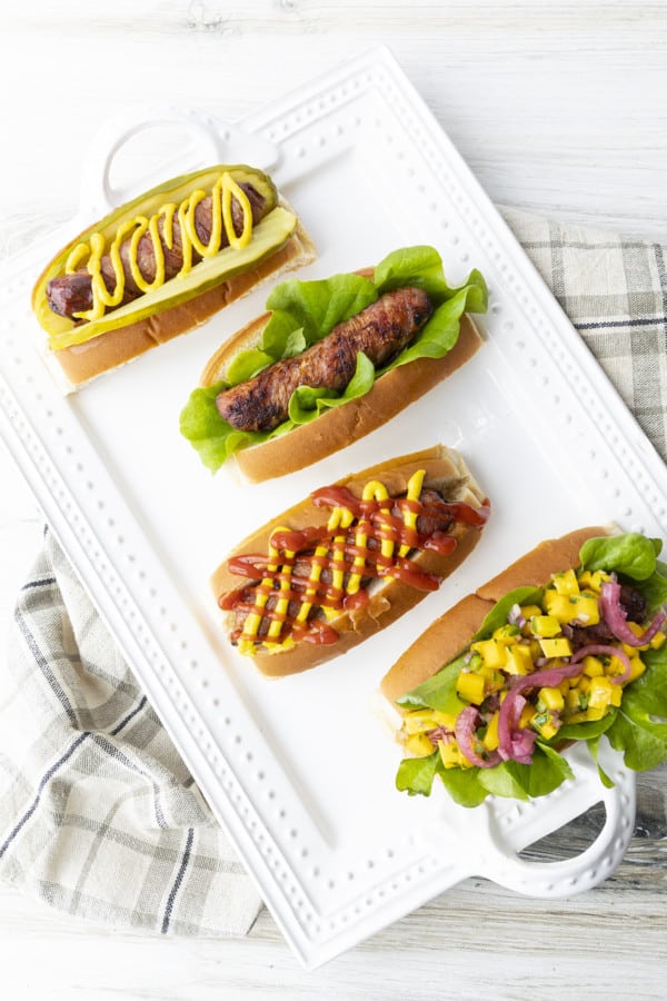Bacon Wrapped Hot Dogs are chewy, crisp, bacon-wrapped, juicy hot dogs and are worth every second of the tiny bit of extra effort they take.