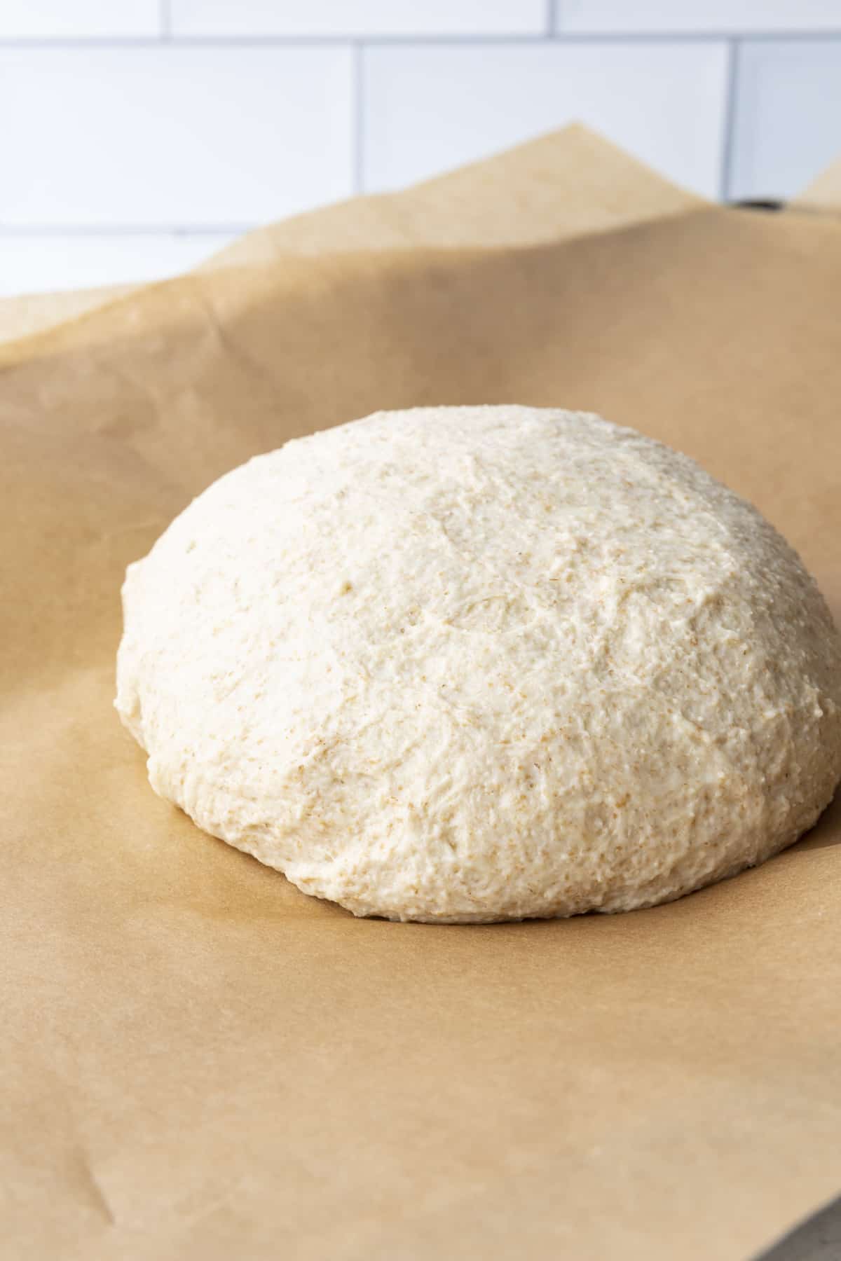 This whole wheat pizza dough yields our family's favourite pizza crust; crispy and chewy, flavourful crust that holds up to anything you put on it.