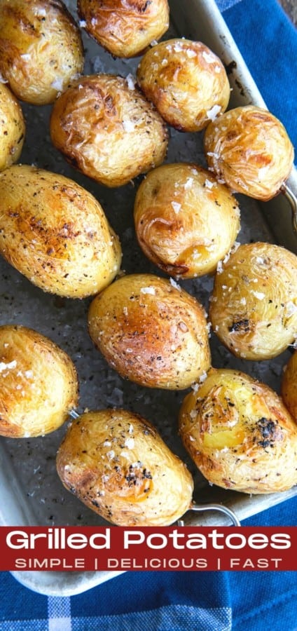 u're going to love this amazing Grilled Potatoes recipe; a simple recipe for a delicious side dish so good and so easy to make that they just might make you shelve your other potato recipes for the summer months.