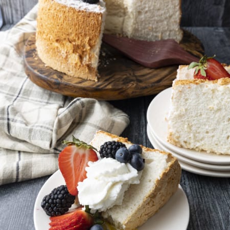 Homemade Angel Food Cake is ethereal perfection, and thankfully it is easy to make with just a few handy tips and tricks!