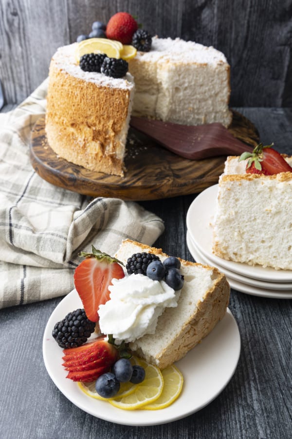 Homemade Angel Food Cake is ethereal perfection, and thankfully it is easy to make with just a few handy tips and tricks!