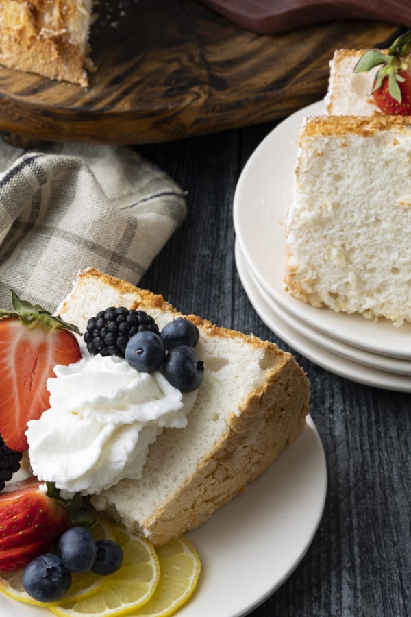 Homemade Angel Food Cake is ethereal perfection, and thankfully it is easy to make with just a few handy tips and tricks!