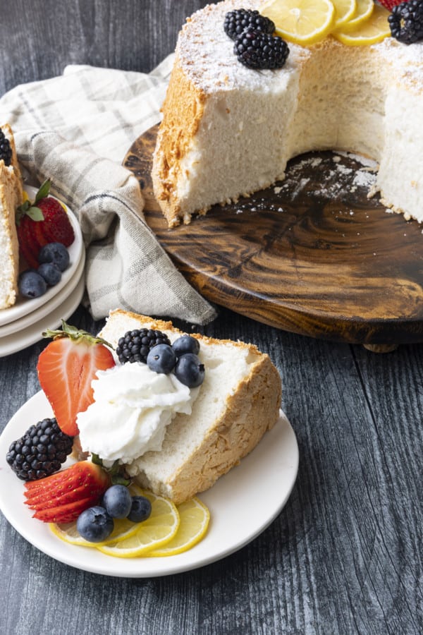 Homemade Angel Food Cake is ethereal perfection, and thankfully it is easy to make with just a few handy tips and tricks!