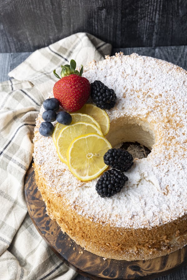 Homemade Angel Food Cake is ethereal perfection, and thankfully it is easy to make with just a few handy tips and tricks!