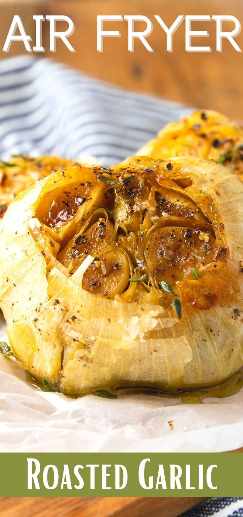 Air Fryer Roasted Garlic Foodie With Family