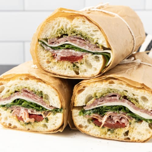Salami Sandwich Foodie With Family