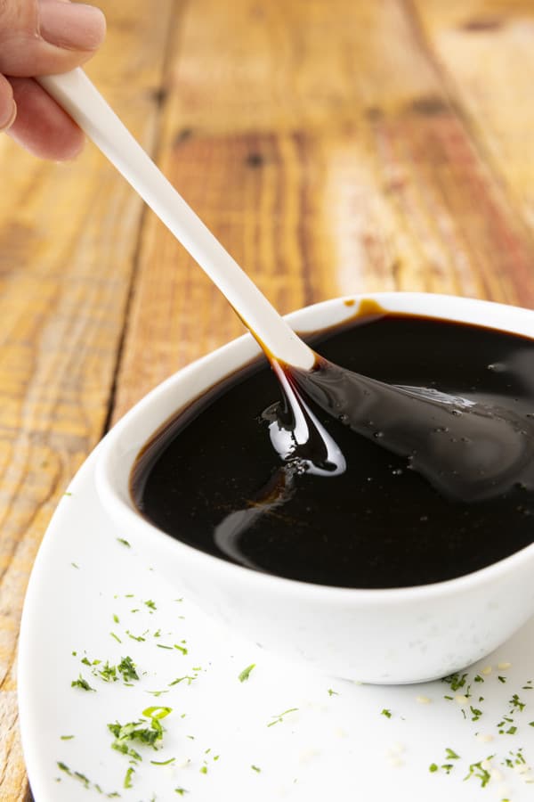 Classic Japanese Unagi Sauce is a glossy, lusciously thick and flavourful multi-purpose condiment made of just soy sauce, mirin, and sugar. These three simple ingredients are simmered together until shiny and sticky.