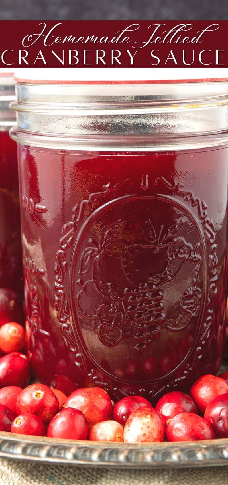 Jellied Cranberry Sauce Canned or Refrigerated