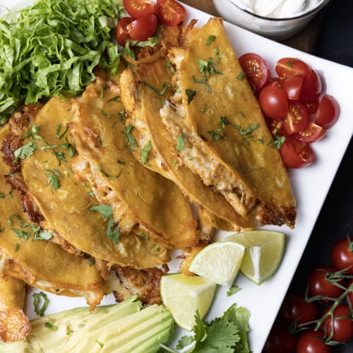 Crispy Chicken Tacos Foodie With Family