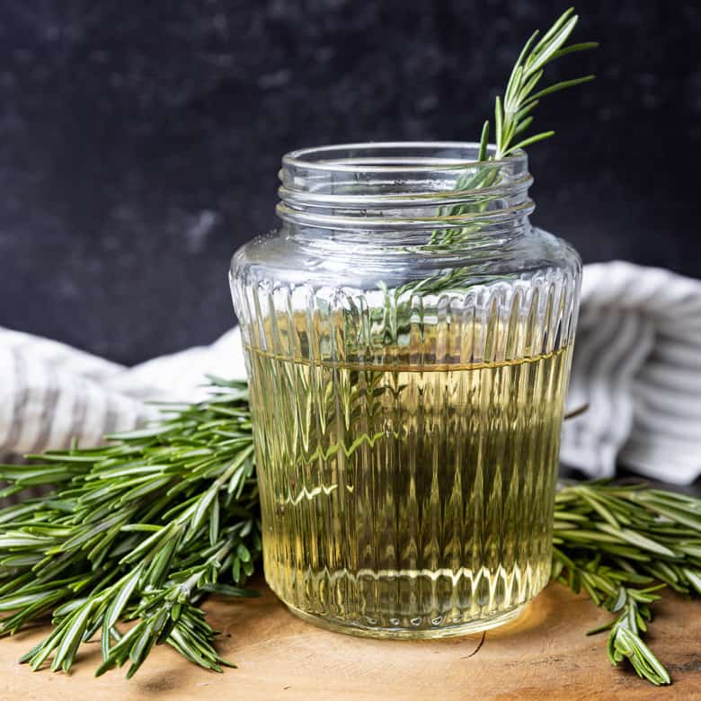 Rosemary simple syrup captures the citrus flavors and woodsy, mint-like fragrance of the freshest rosemary to add to your favourite cocktails, cakes, ice cream, and hot or cold drinks. Elevate your happy hour with this sophisticated yet inexpensive addition that tastes like a million dollars.