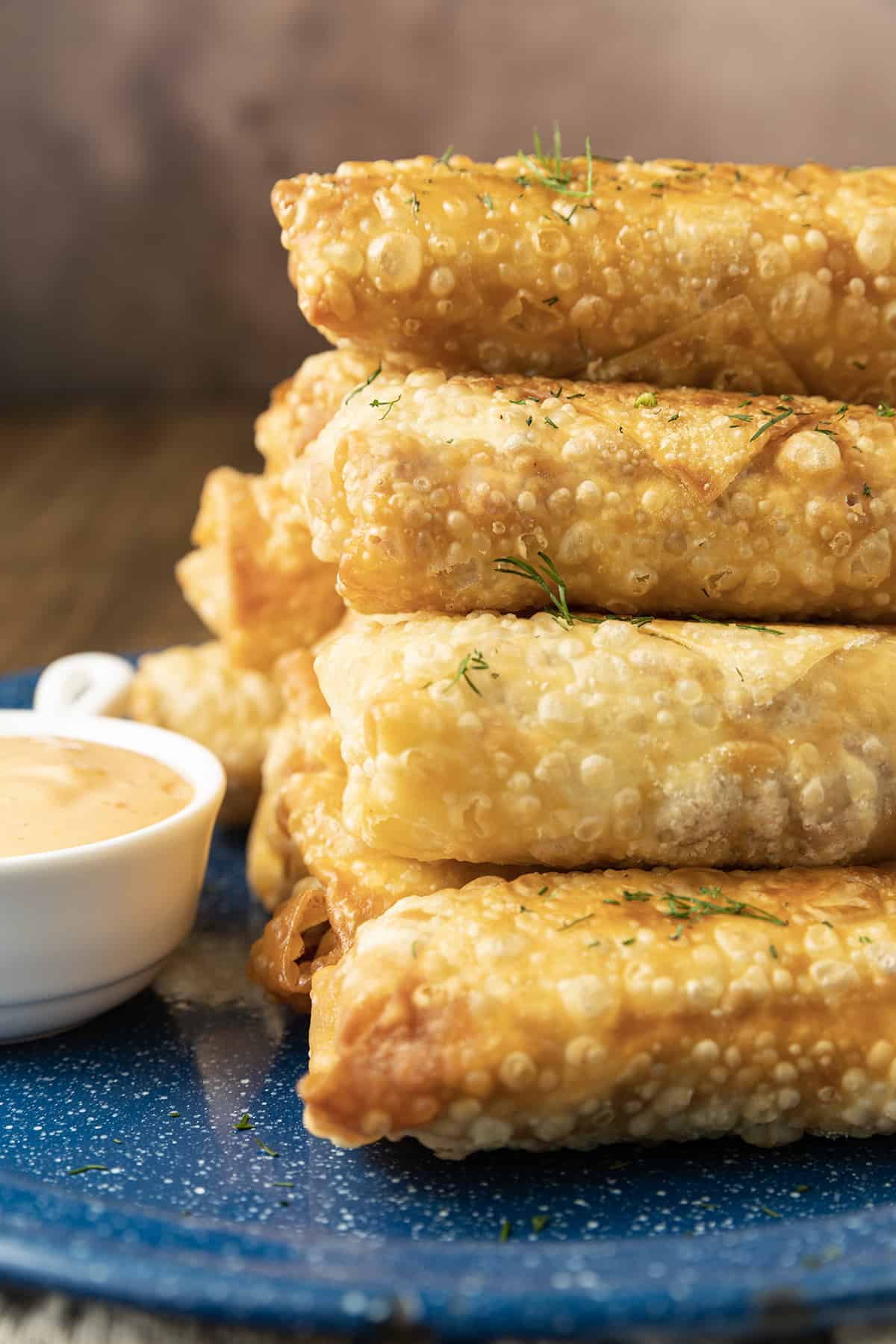 Air Fryer Breakfast Egg Rolls - Fork To Spoon