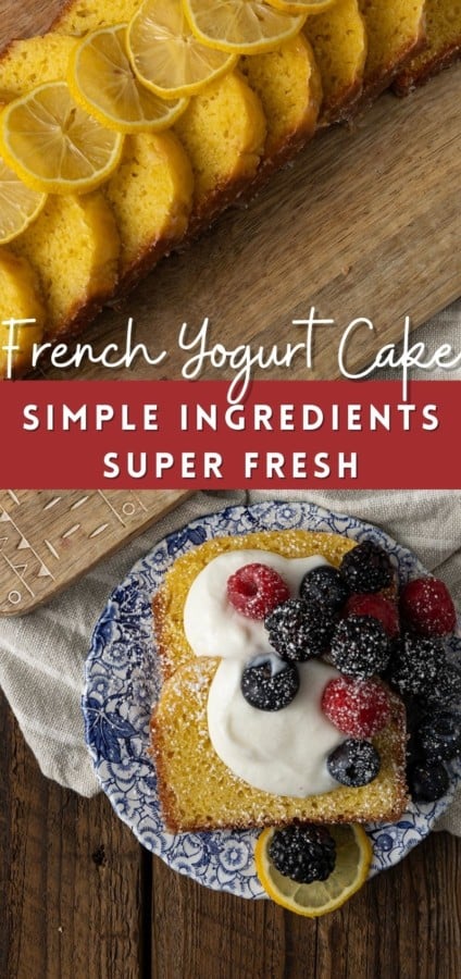 A French Yogurt Cake is quite possibly the most bright and sunny, tender, and just-sweet-enough cake in the entire world. This cake is topped with a thin lemon glaze that firms up and shatters into sugary crust when you bite into it and was brought to world by generation upon generation of French grandmothers and the children who love them!