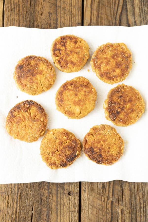 Made of simple ingredients from the pantry, our Old-Fashioned Salmon Patties recipe yields sizzling, golden brown salmon cakes that are crunchy on the outside and tender on the inside. This is one of the ultimate pantry staple recipes, using canned salmon, mayonnaise, cracker or bread crumbs, egg, and seasoning. Simple salmon patties (a.k.a. Salmon cakes or salmon croquettes) like these are ubiquitous in southern households for a reason. This classic recipe is tremendously budget friendly, unbelievably easy to make, and pleasing to even picky eaters!