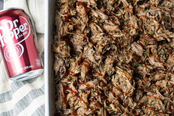 Let your slow-cooker do the heavy lifting for dinner with succulent, juicy, versatile Crock pot Dr. Pepper pulled pork. Fewer than 10 minutes of hands-on time yields enough irresistible pulled pork for more than one meal!